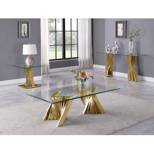 Ensemble de 3 tables basses