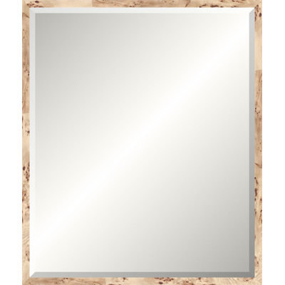Blonde Burl Mirror