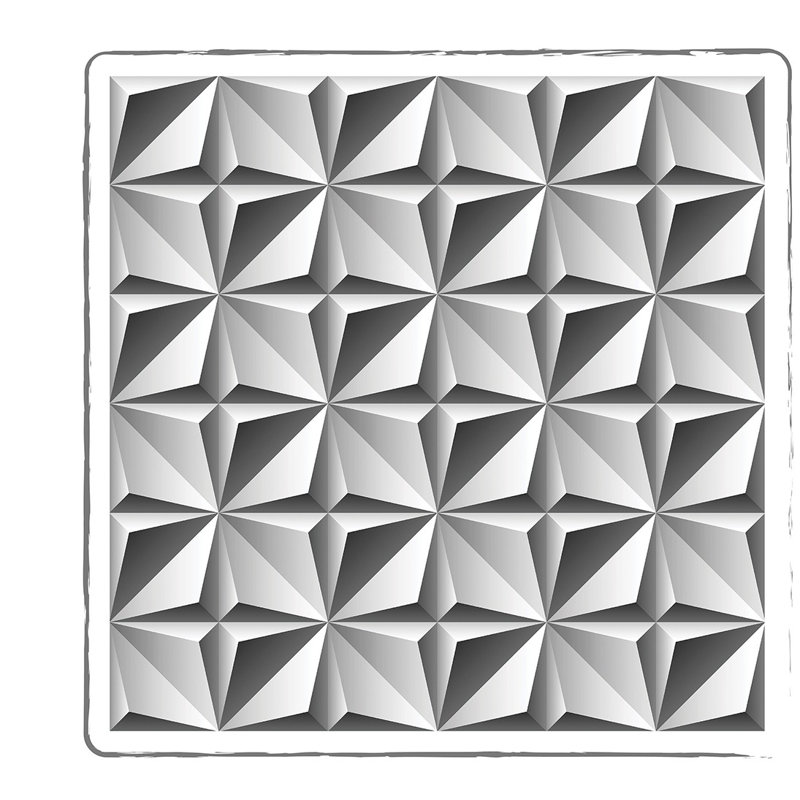 Abstract Non-Wall Damaging Wall Decal