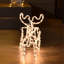 Décoration de Noël extérieure Outsunny 35 po DEL en forme de traîneau de renne, figurine sur pied