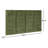 Napa Bed Headboard in Distressed Green Velvet-851665801