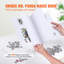 Machine à boutons, fabricant de broches 0,98 pouce / 25 mm avec 500 pièces de boutons, fabricant de boutons avec livre de panda magique, trousse de poinçonnage ergonomique pour enfants, cadeaux de bricolage et de Noël