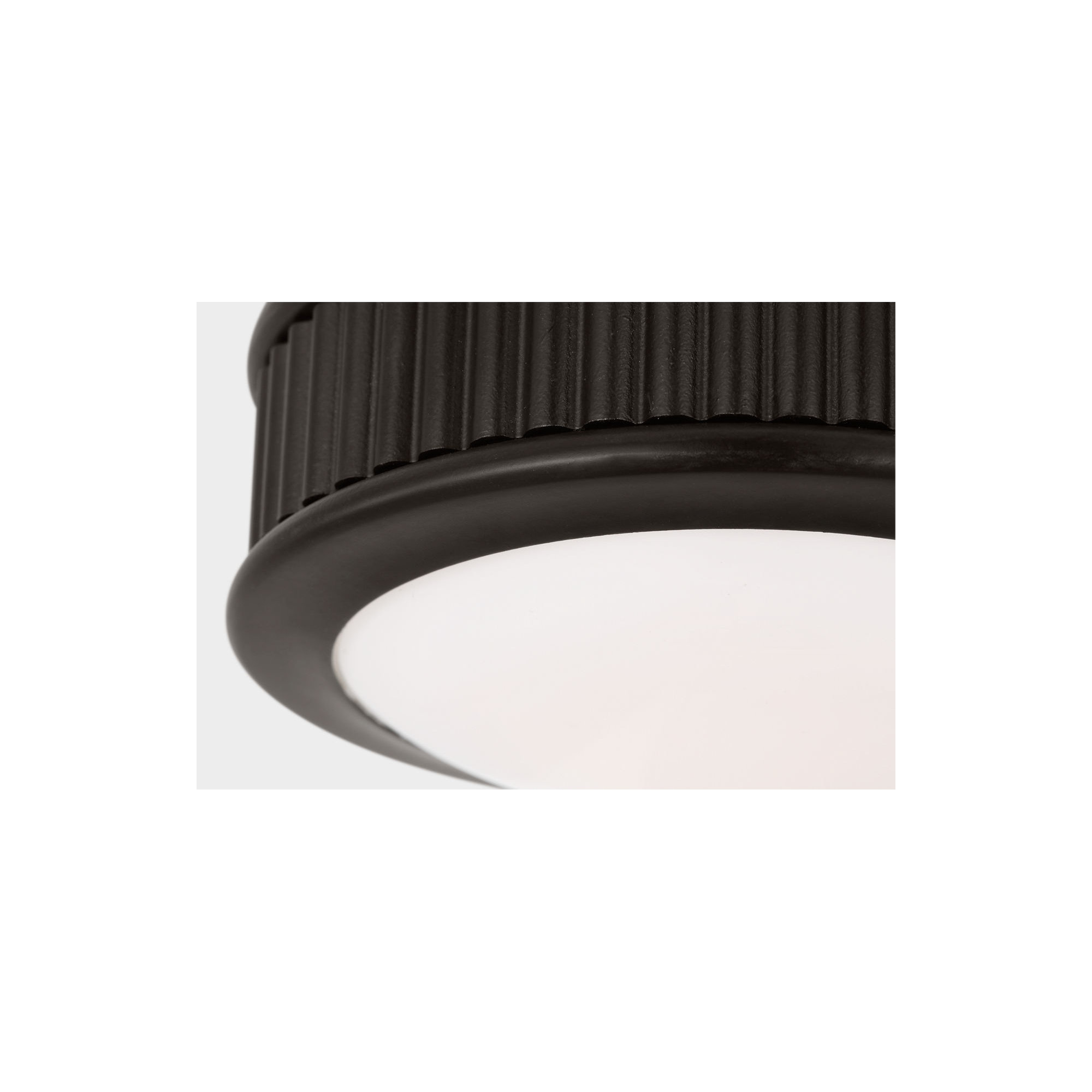 Rigsby Flush Mount, 2" H x 5" W x 5" D, Aged Iron