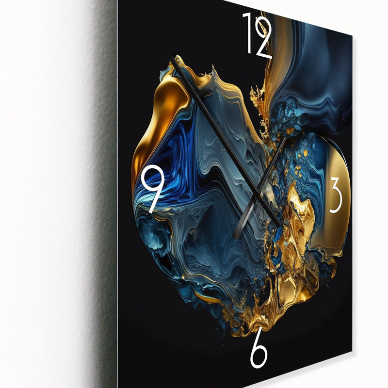 Ilsetraud - Liquid Ink Wall Clock, Medium