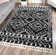 Agra Mason Shag Tribal Sable Area Rug