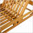 Acacia Wood Adjustable Lounge Chair With Teak Finish, Perfect For Patio And Garden Relaxation