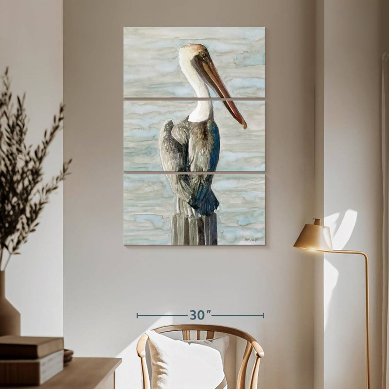 Brampt Classic Brown Pelican, 65" H x 42" W