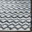 Haqeem Hand Woven Cotton Chevron Rug-921200021