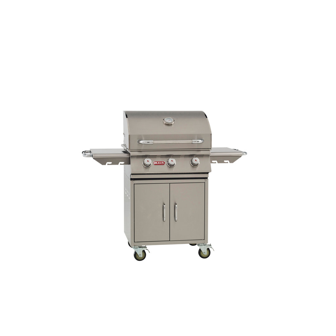 Bull Steer 3-Burner Convertible Gas Grill with Cabinet Bull Outdoor Products Fuel 