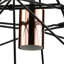 Schramm 1 - Light Black/Copper Geometric Pendant