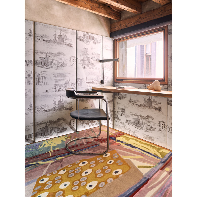 Chihuly Coho Multi Area Rug, Rectangle 4' x 6'