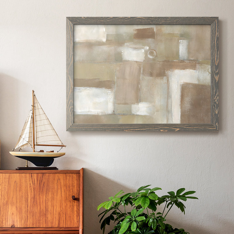 «Neutral Expression II», reproduction d'art sur toile simple, Gris, H 28 po x l 42 po x P 1,5 po