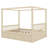 Canopy Bed with Storage Drawers-520123762-520123764