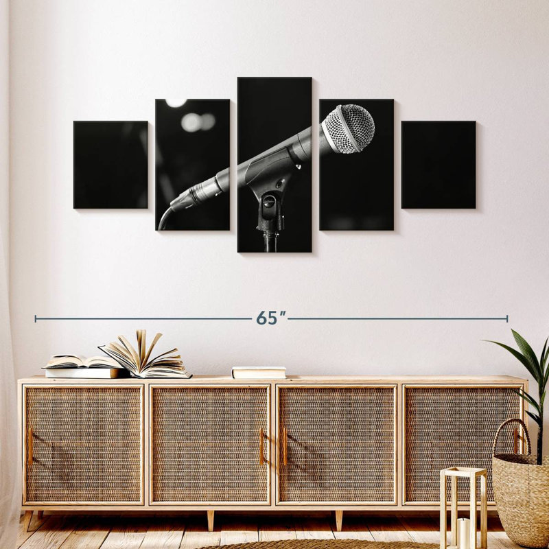 Microphone, H 24 po x l 55 po