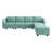 Tremee U Shaped Modular Sectional Upholstered Sofa Couch-122847026