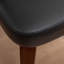 Chaise de salle à manger rembourrée en similicuir Devault-1836169679