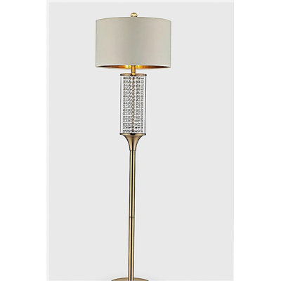 Lampe sur pied en cristal 62,25 pouces