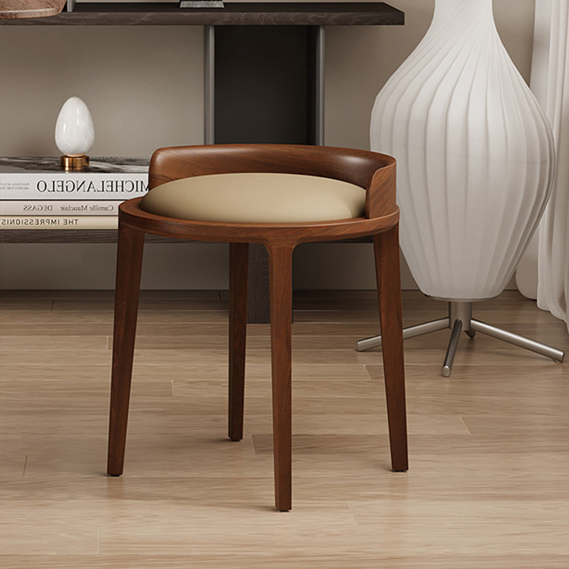 Chaise d'appoint 16,93 po brun noisette (ensemble de 2)