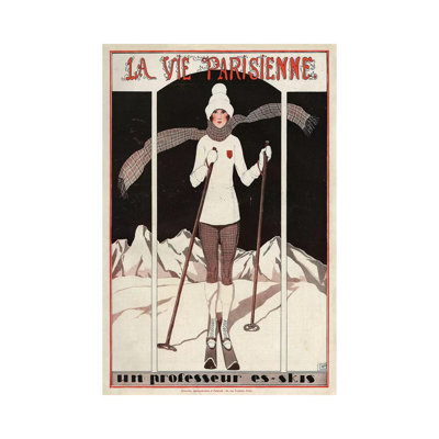 1924 La Vie Parisienne Magazine Cover 1 Piece Wrapped Canvas Wall Art