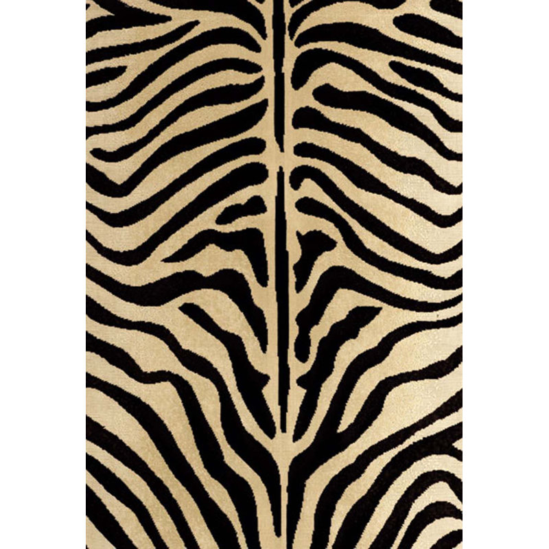 Safari Épinglé Fabric, Black/Ecru