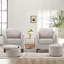 Fauteuil demi-tonneau avec repose-pieds Hintz-1679393711