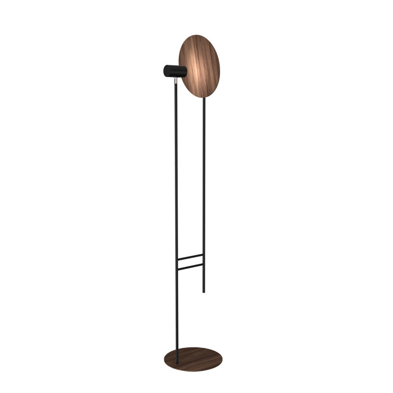 Dot 63.96'' Novelty Floor Lamp, American Walnut