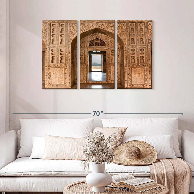 Porte de Sebbie Taj Mahal, H 28 po x l 45 po