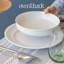 Rimmed over&back Semi Hand-Finished Stoneware Dinner Bowls, Set of 4-99279675