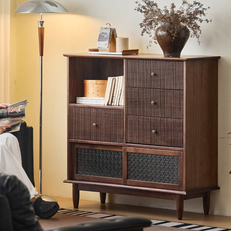 Retro Multifunctional Accent Cabinet