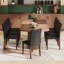 Grande table de salle à manger de style campagnard à double piédestal robuste-112473763-112473764-112829761