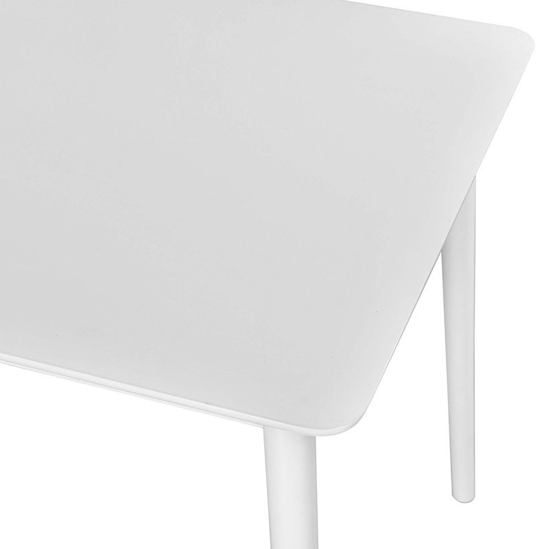 Ensemble de salle à manger Charolett L 27,6 x l 41,9, Blanc, 3 pièces: table, 2 chaises