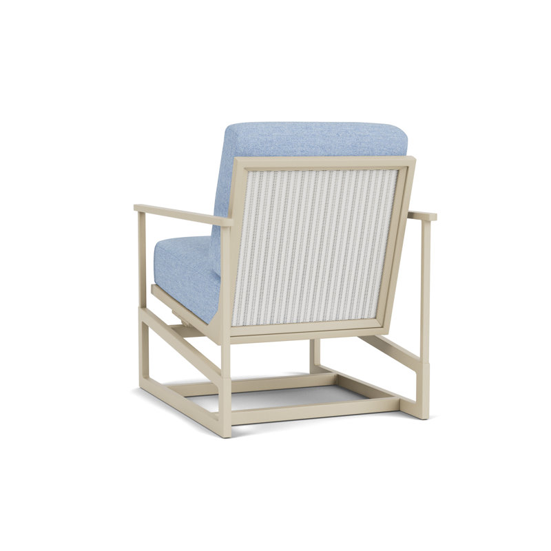 Summit Outdoor Rocker Chair, Demo Skyway, Linen, Matte White