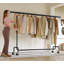 Clothes Rack On Wheels, Heavy-Duty Clothes Rail-1574556573