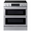 Cuisinière électrique encastrée intelligente Samsung Bespoke de 6,3 pi³ avec Flex Duo