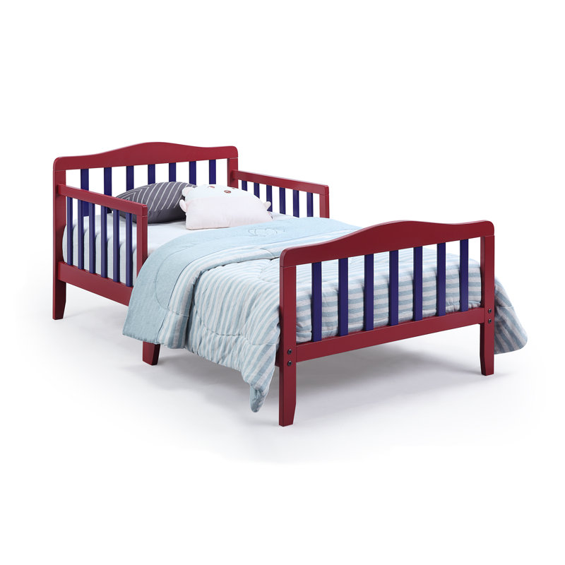 Twain Toddler Bed, Red/Blue