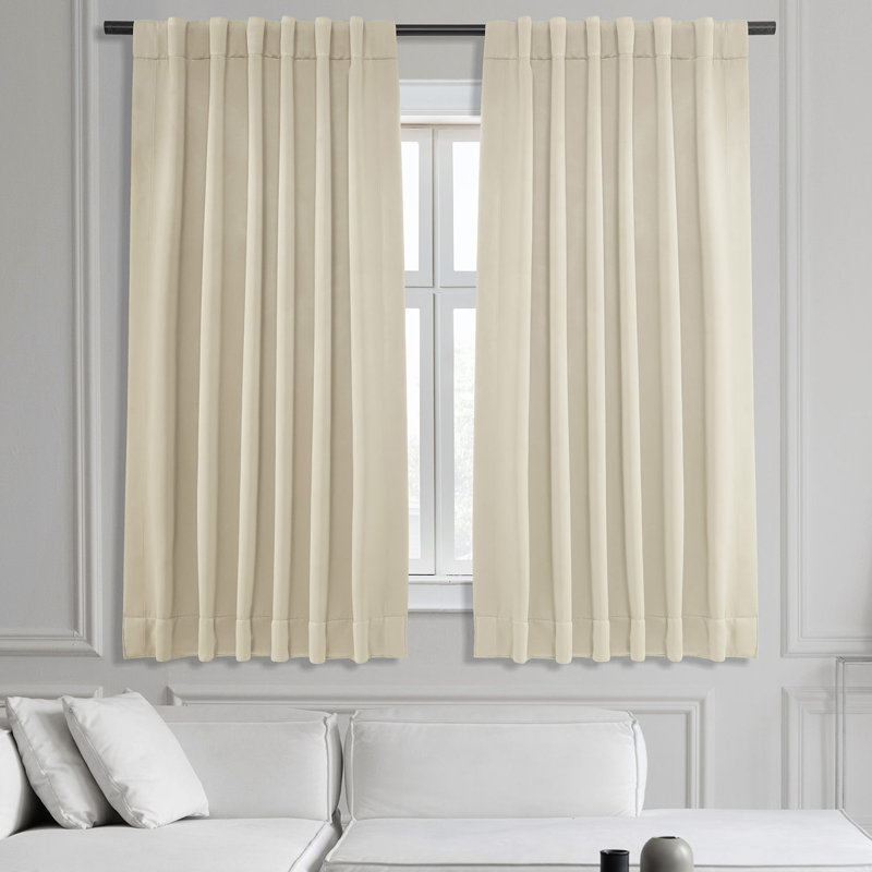 Rideaux obscurcissants pour chambre à coucher Reicherter, Lait de poule