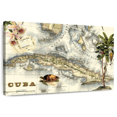 Aliaz Tropical Map Of Cuba