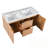 Double Sink Bathroom Vanity with Soft Close Doors and Divided Drawers