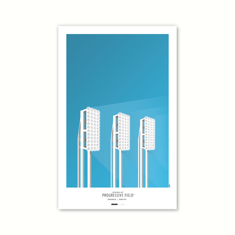 «Minimalist Progressive Field» par S. Preston, impression sur toile non encadrée