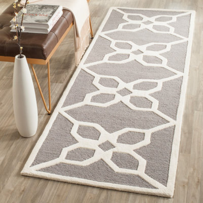 Hollins Cambridge Hand Tufted Wool Geometric Rug