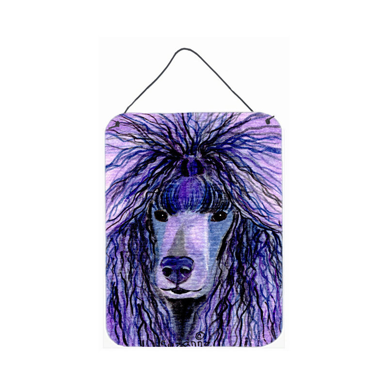 Plaque d’impression caniche