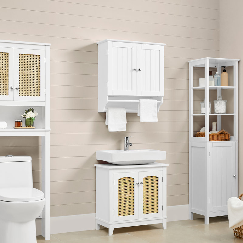 Armoire de salle de bain murale l 23,6 po x H 25,2 po x P 8,9 po Ellamarie