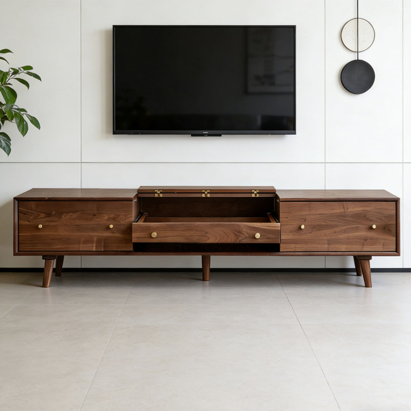 Meuble télé Modern, H 17,72 po x L 59,06 po x l 16,54 po