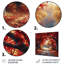 Red Autumn Road Coming Home - Art mural arbre-2031397638-2031397636