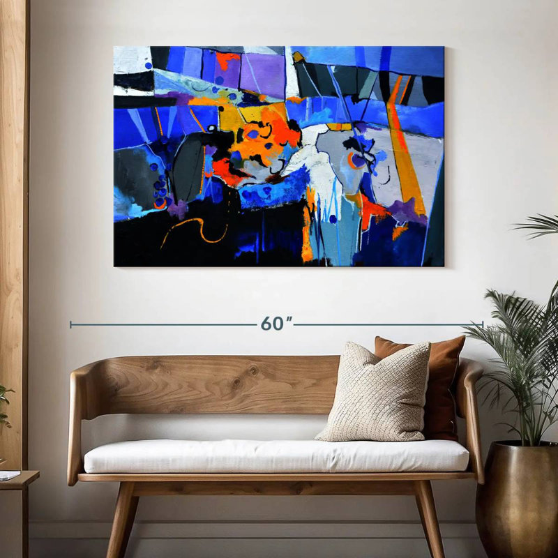 Avery Smile Abstract, 32" H x 48" W