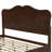 Annalia Mid-Century Modern Solid Wood Bed With Headboard-170945254-180725035