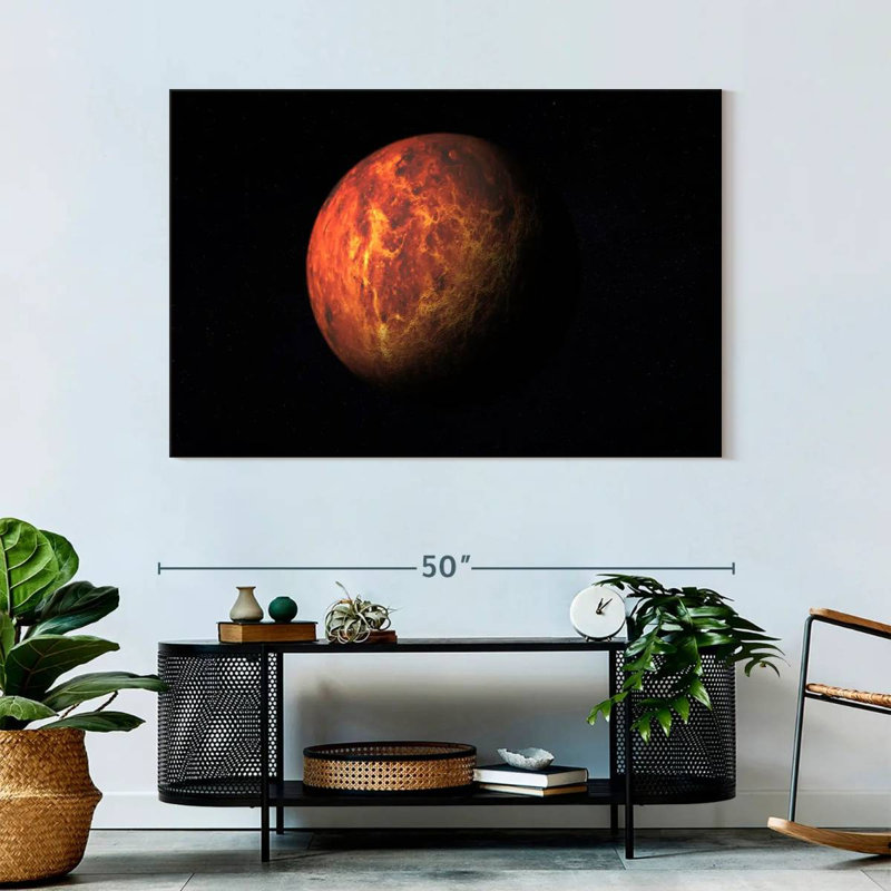Oberle Planet Mars, 32" H x 48" W