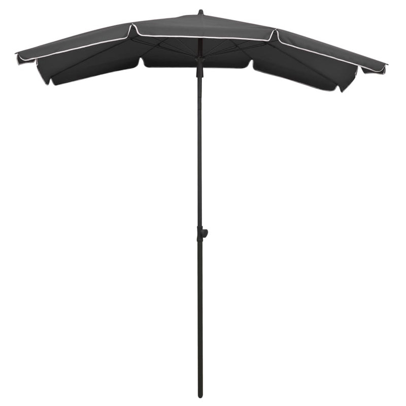 Parasol de plage 51,18 "x 78,74", Anthracite