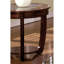 Table de bout cerisier foncé 1 pièce