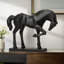 Sculpture de cheval 18 po à facettes-338092379